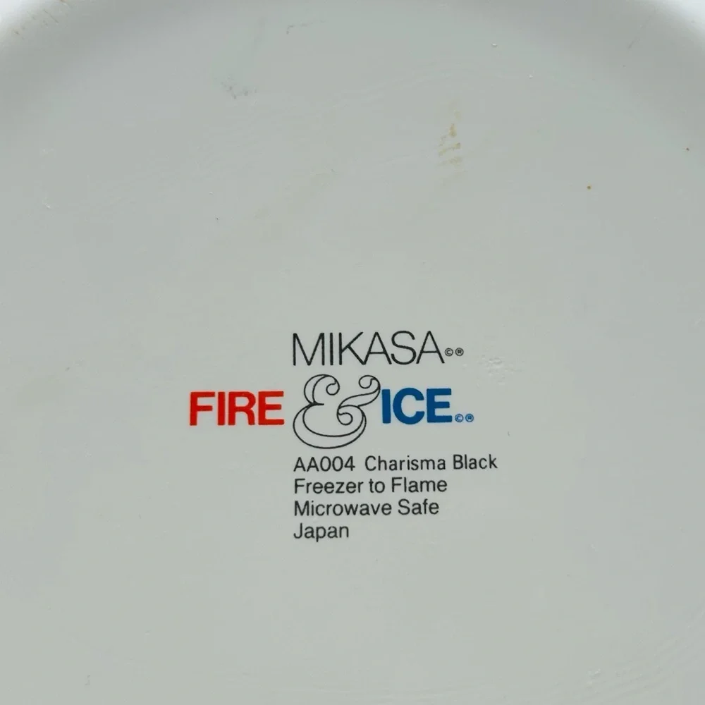 Mikasa Fire & Ice Glass Casarole Dish